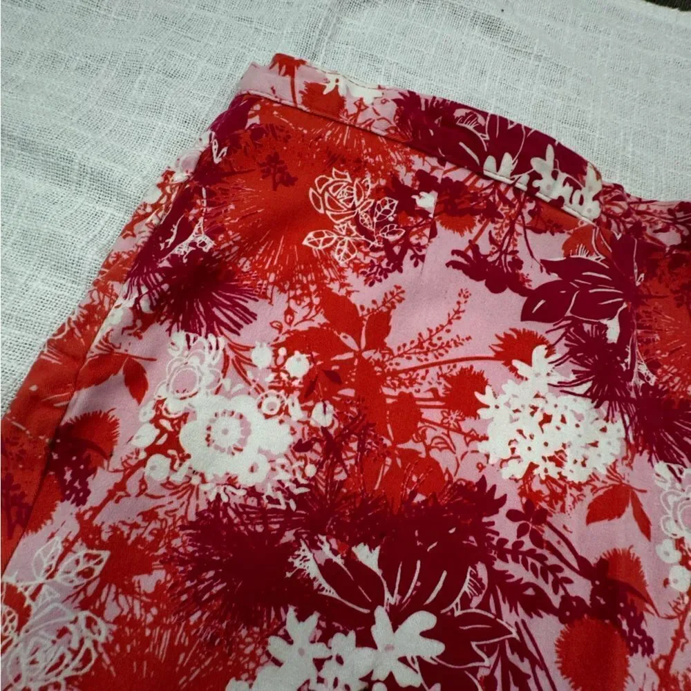 AW Golf by Allyson Whitmore Floral Cotton Skort Golf Athletic SZ 16P